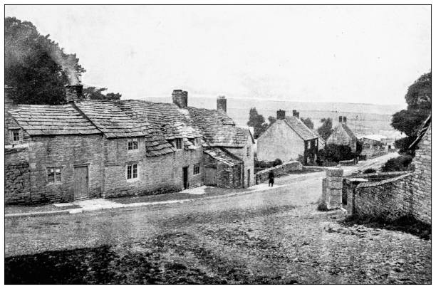 Antique photograph of Dorset, England: Swanage