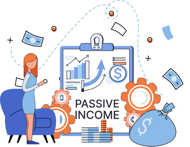 istock Passive income metaphor, interest on deposits, dividends, investing, online monetization. Getting profit 1468553715