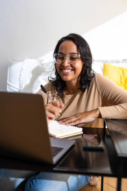 istock Businesswoman remote working from home 1468566377