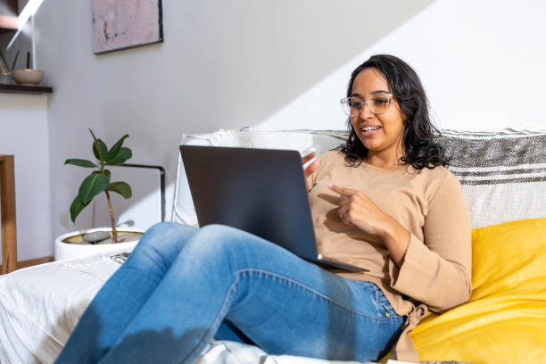 istock Businesswoman remote working from home 1468566442