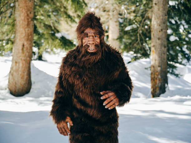 istock Sasquatch Bigfoot in a Winter Forest 1468575953