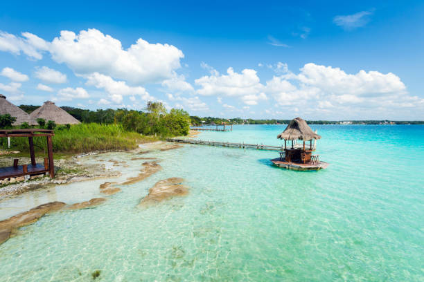 istock Beautiful lagoon Bacalar in Mexico 1468576807