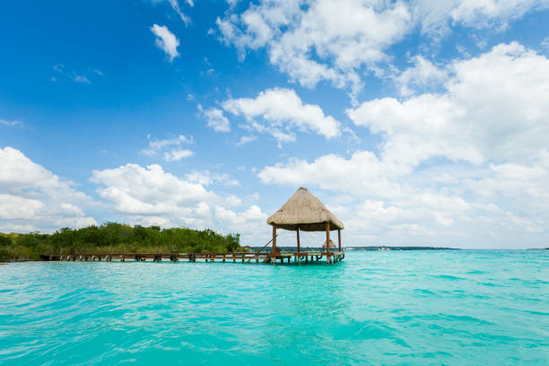 istock Beautiful lagoon Bacalar in Mexico 1468576883