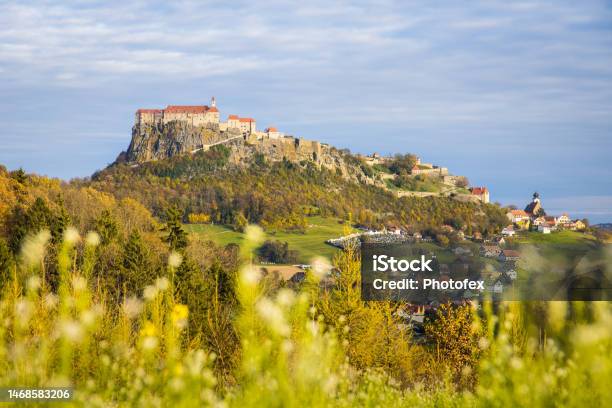 The Beautiful Riegersburg Castle In Austria On A Beautiful Autumn Day Stock Photo - Download Image Now