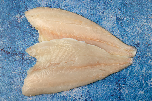 Gilthead bream raw fish fillet for advertisement