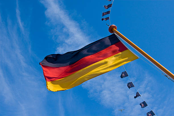 German flag stock photo