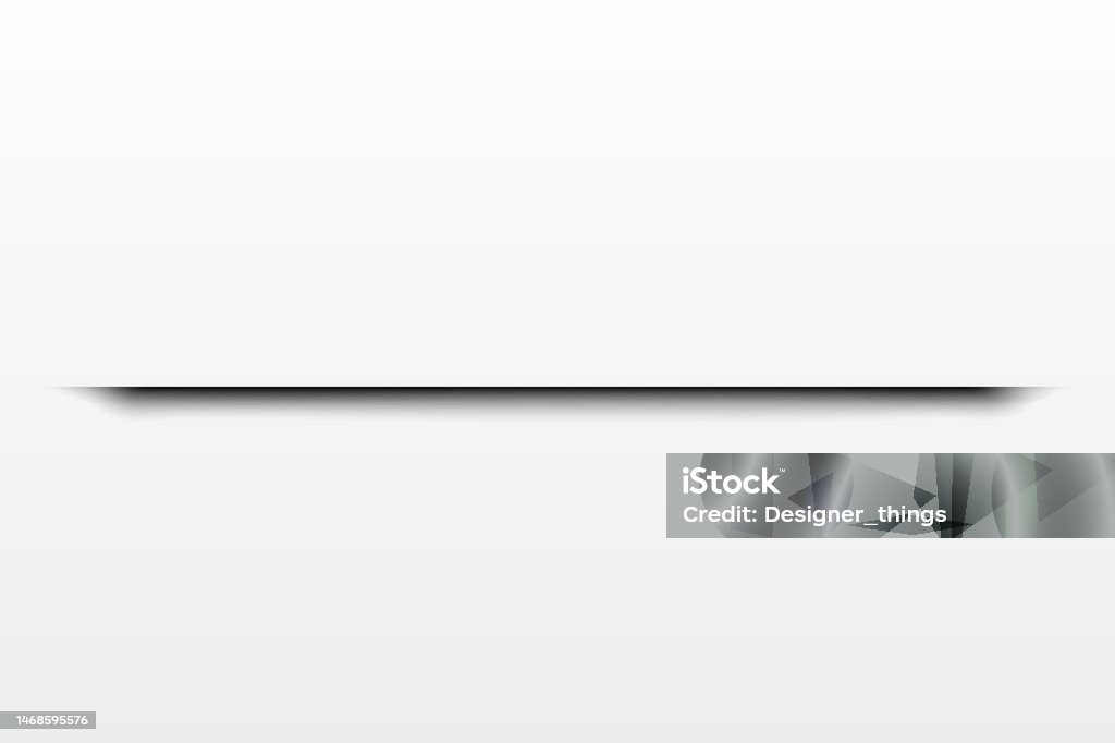 Shadow Effect Realistic Blurred Edges Shadow Of Isolated Template ...