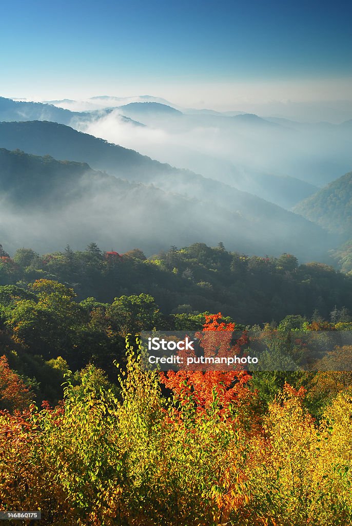 Der Herbst steht vor der Tür - Lizenzfrei Nationalpark Great Smoky Mountains Stock-Foto