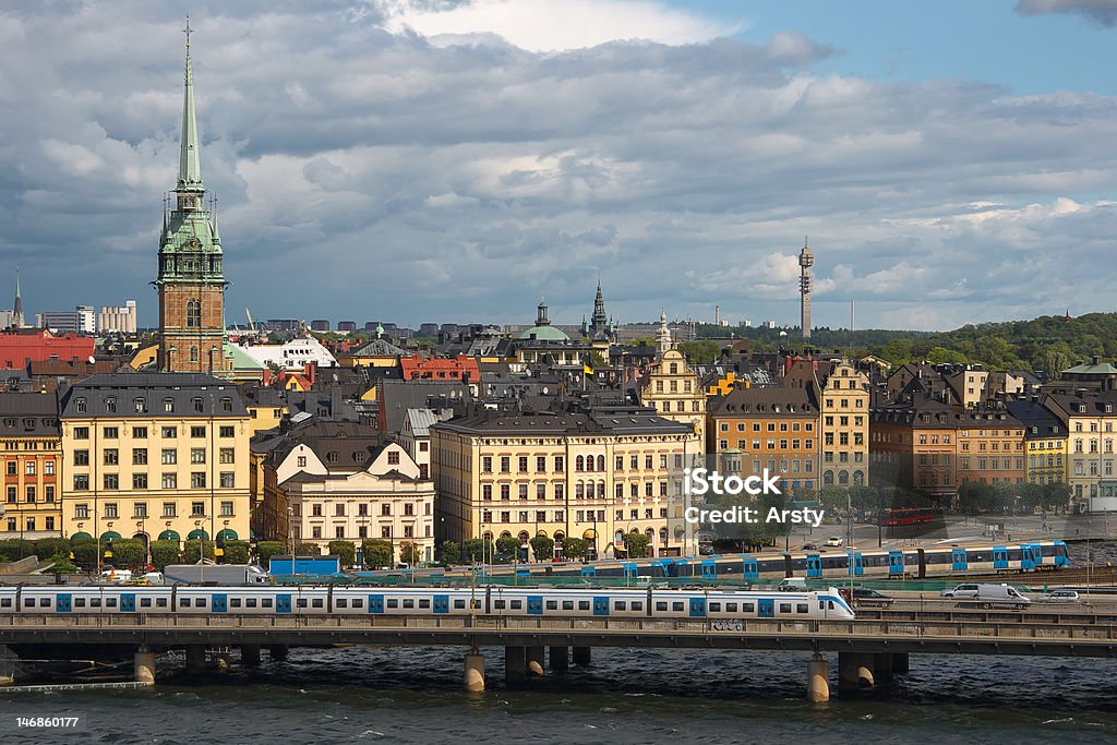 Cidade de Estocolmo - Royalty-free Antigo Foto de stock