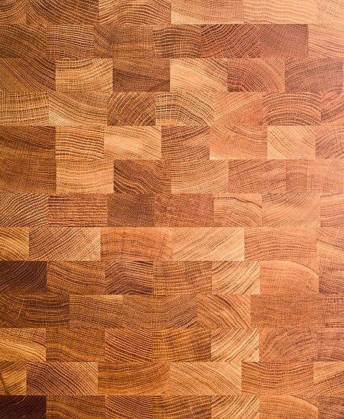 istock Wooden end-grain chopping board extra large 146861769