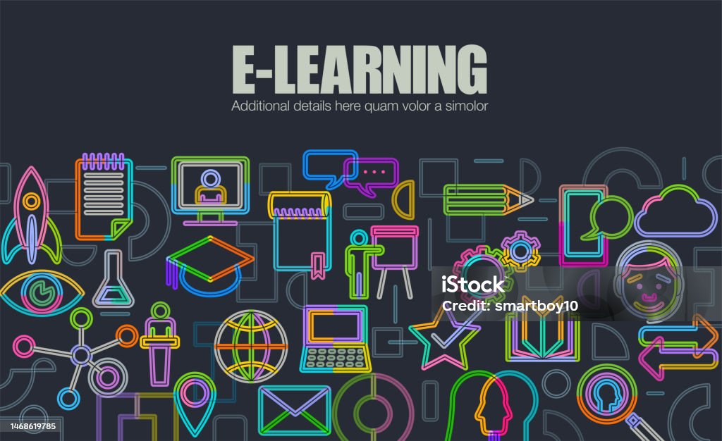 E Learning Stock Elearning Stock Illustration - Download Image Now - Education ...