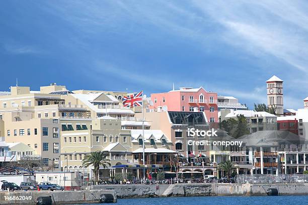 Waterfront View Of A Bermuda City Stock Photo - Download Image Now - Bermuda, Hamilton - Bermuda, City