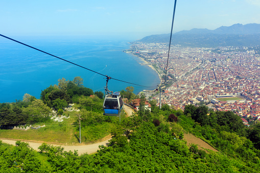 Cable car in Ordu Boztepe