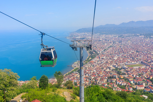 Cable car in Ordu Boztepe