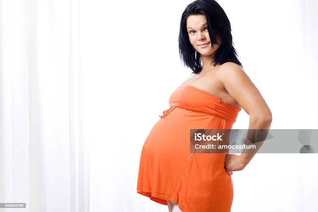 Pregnancy. Abdomen Stock Photo