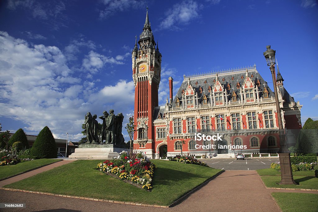 Hotel de Ville, Calais - Zbiór zdjęć royalty-free (Calais)