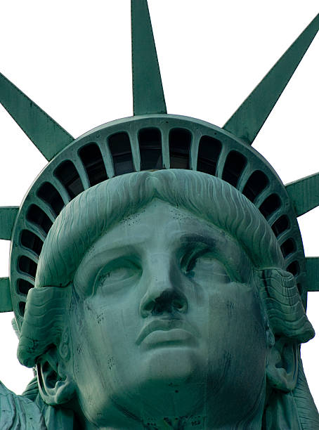istock Statue of Liberty face, close-up 146862838