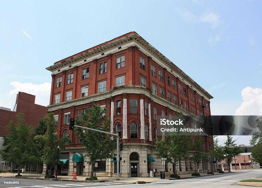 Corner Building Historic building located on a corner in downtown Columbus Ga Columbus - Georgia Stock Photo