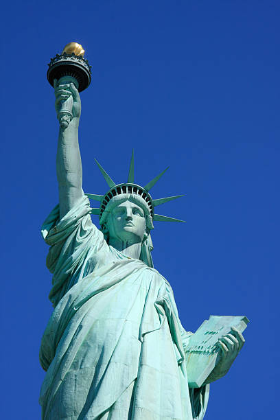 istock Statue of Liberty close-up 146863328