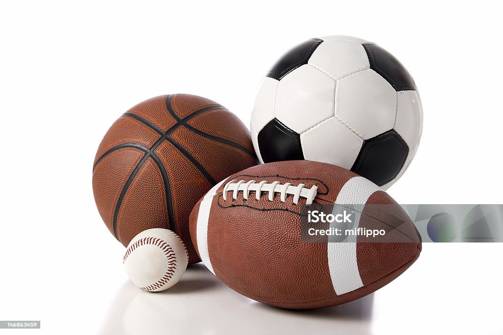 Los objetos deportivos - Foto de stock de Deporte libre de derechos