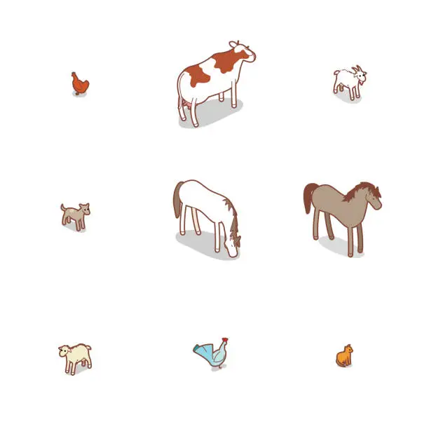 Vector illustration of animals