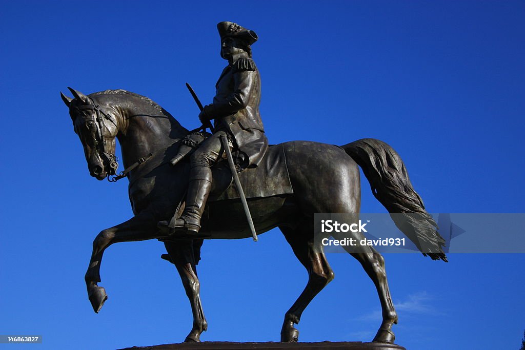 Statua di George Washington - Foto stock royalty-free di Arte