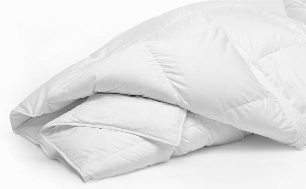 istock White duvet isolated on a white background 146863906