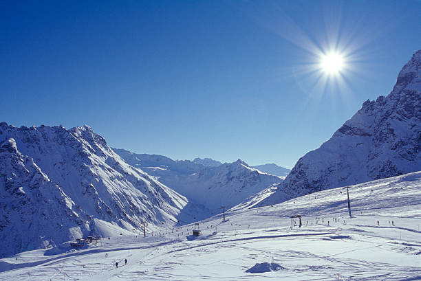 istock Winter Landscape in skiing resort 146863938