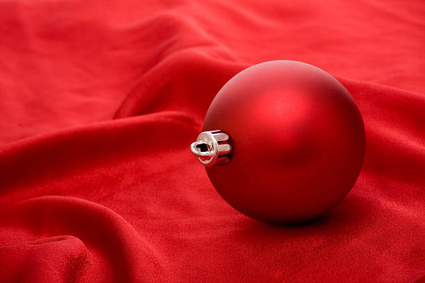 istock Red ball - Christmas decoration 146863955