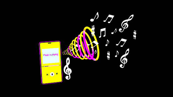 music apps on smartphone