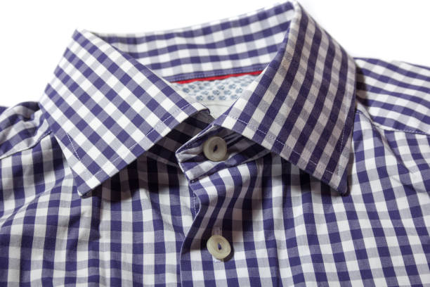 istock Classic men's dress  shirt collar. 1468643877