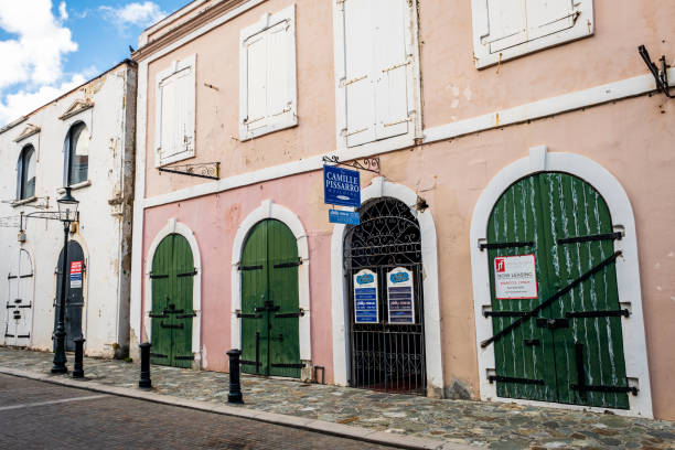 Casa Natal de Camille Pissarro - foto de stock