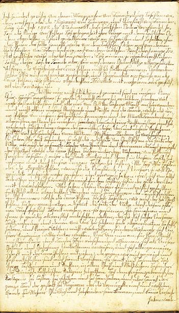 istock Old  manuscript full one page hi-res 146864834