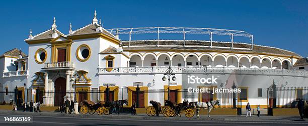 Stierkampfarena In Sevilla Spanien Stockfoto und mehr Bilder von Andalusien - Andalusien, Fotografie, Horizontal
