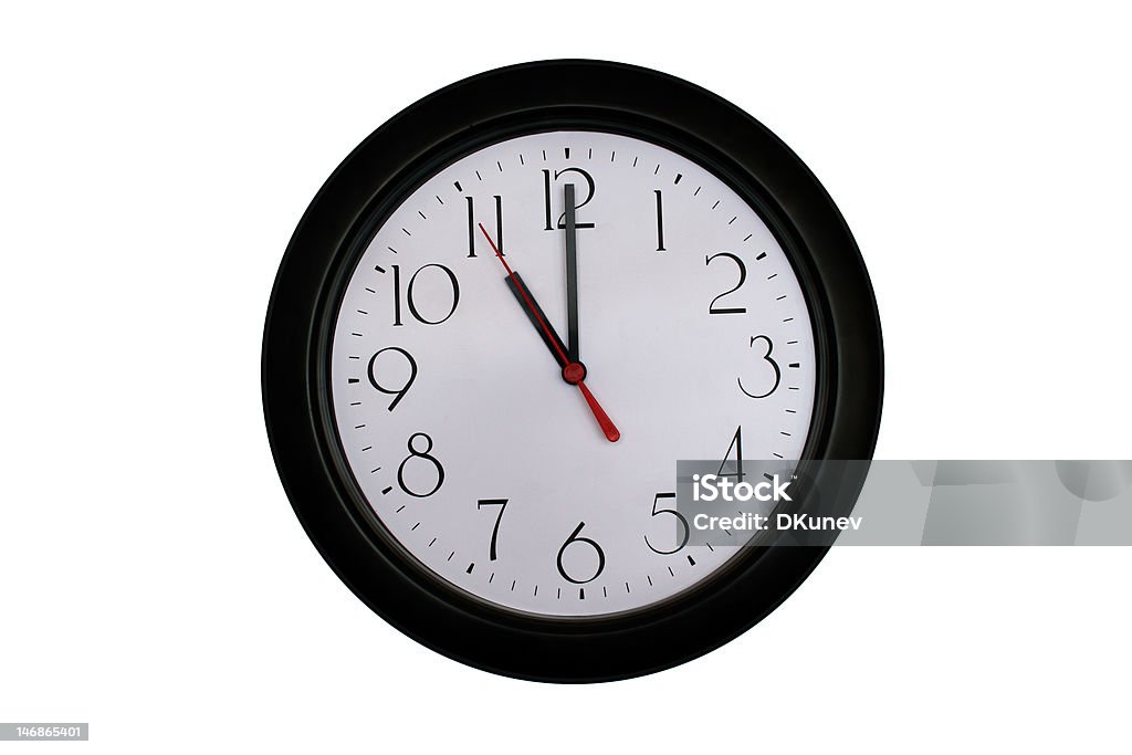 Eleven O'clock A very nice shot of a clock showing 11 O'clock Accuracy Stock Photo