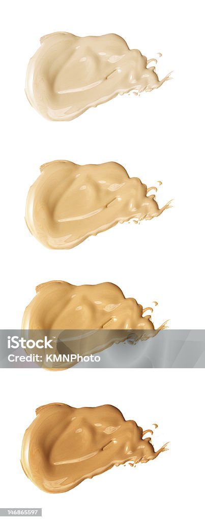 foundation color sample Foundation color sample - make-up for fashion and beauty magazines Beauty Stock Photo