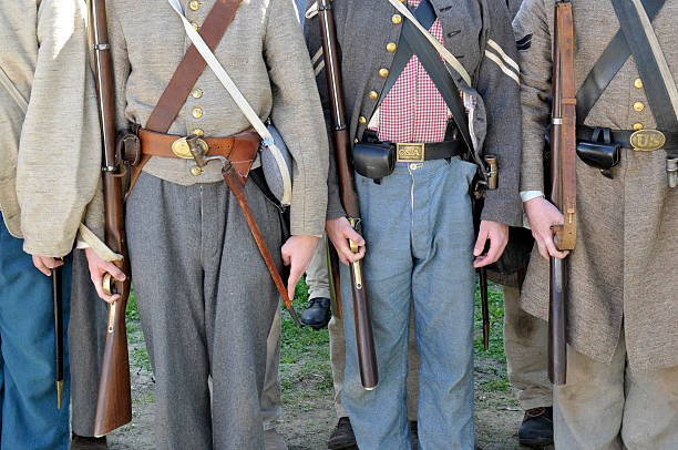 istock Civil War Confederate Soldiers 146865770