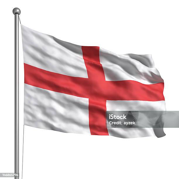 Flaga Anglii Izolowany - zdjęcia stockowe i więcej obrazów Anglia - Anglia, Bez ludzi, Flaga