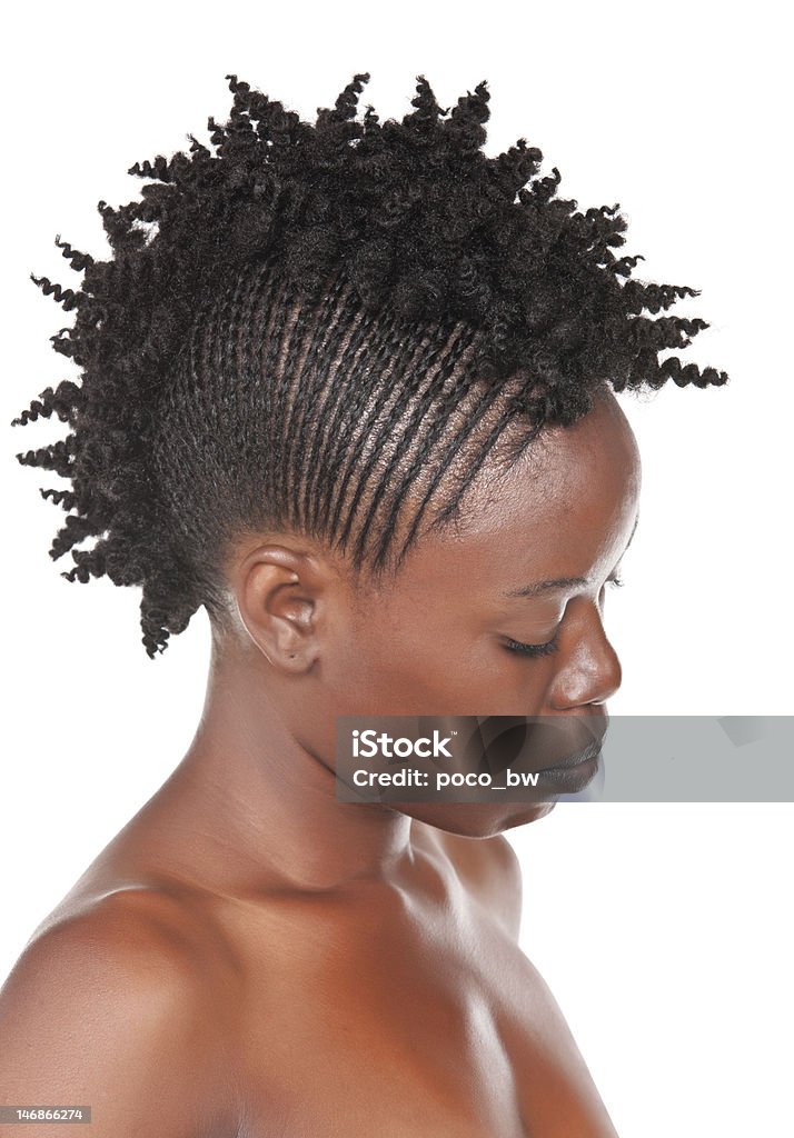 Fille d'Afrique - Photo de Cheveux tressés libre de droits