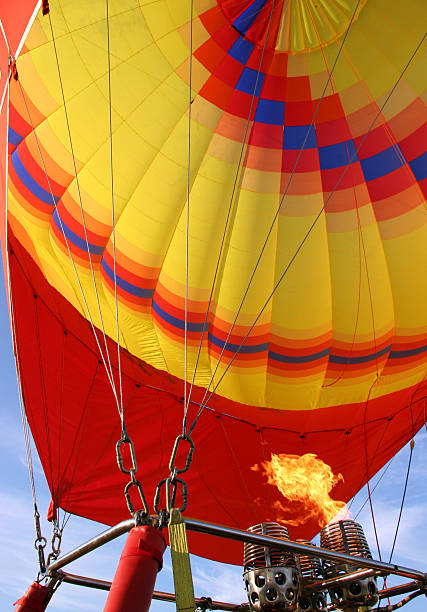 istock Burners inflating a hot air balloon 146866458