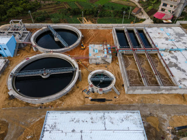 istock Transformation of sewage treatment tank 1468665669