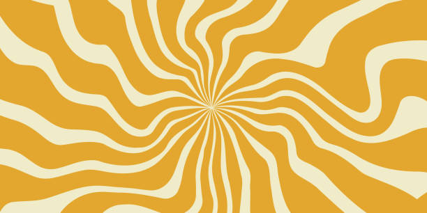 istock Trippy spiral wavy lines background. Psychedelic radial burst wallpaper. Linear sunburst swirl. Twisted and distorted curly texture. Vector 1468667419