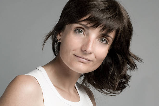 istock Girl studio portrait 146867860
