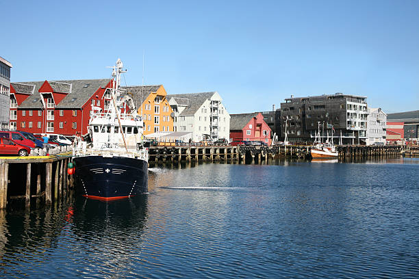 istock The harbour in Tromso, Norway 146867917