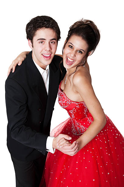 istock Couple dancing together at prom 146868087