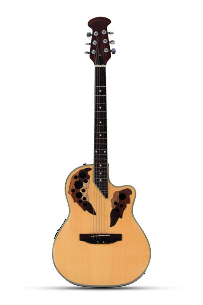 istock Acoustic Guitar on the white background 1468682049