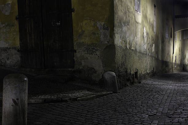 istock Czech Republic. Prague. Dark alley. 146868604
