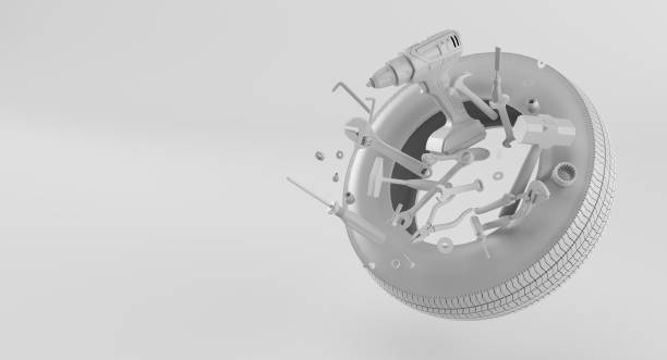 istock car tool kit in white monochrome color 3d render 1468687061