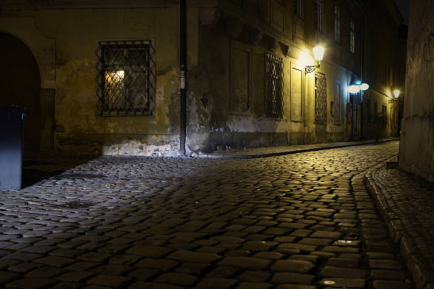 istock Czech Republic. Praha. Dark alley. 146868881