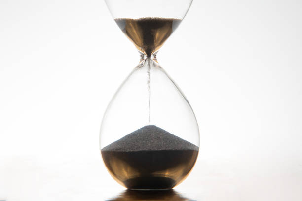 istock hourglass on a light background. time and minute measurement 1468690679